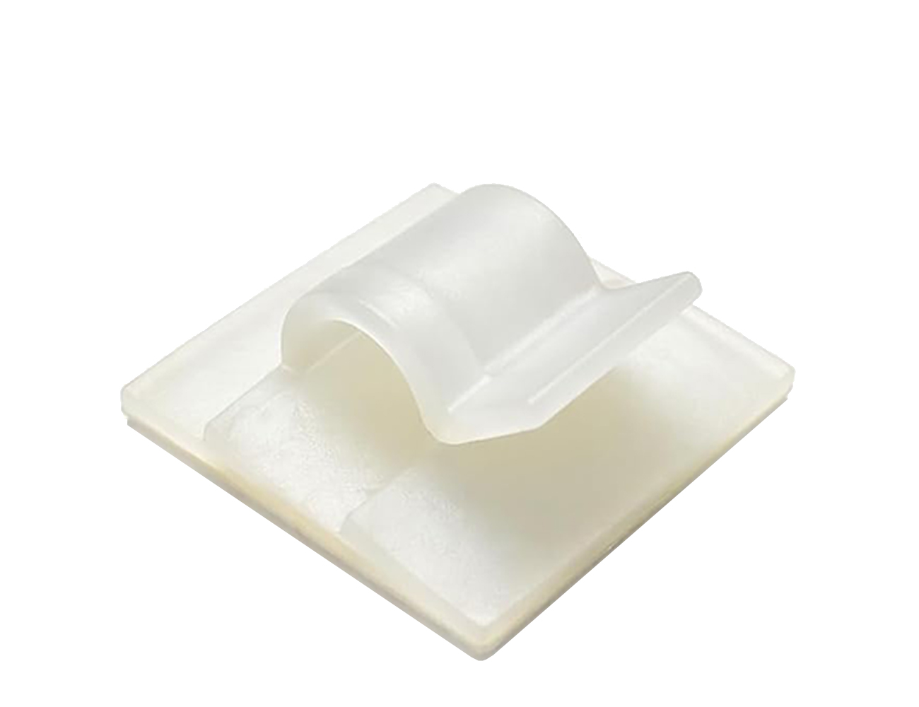 Clips pour câbles - auto-adhésifs - faisceaux de câbles ronds
