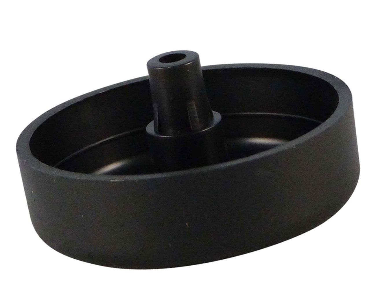 Pied de meuble rond à visser - modèle bas