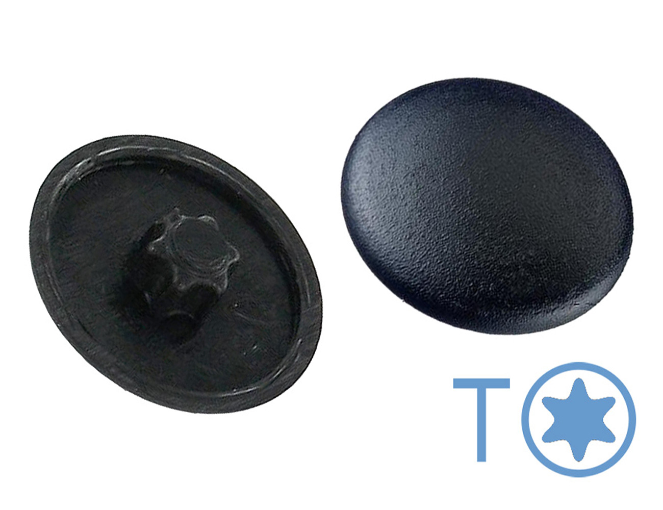 Bouchons de finition pour vis Torx