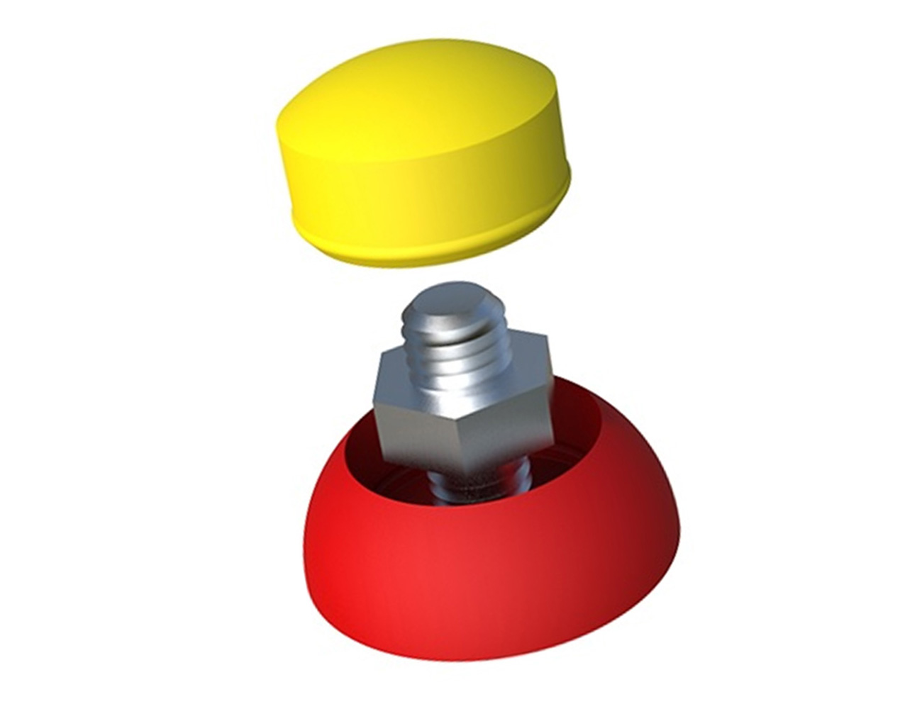 Cache-écrous de sécurité pour boulons, écrous et vis à bois - équipements de jeux