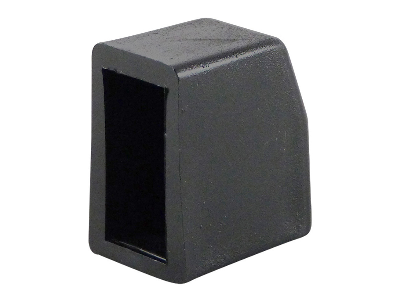 Embouts enveloppants avec base inclinée pour tubes rectangulaires