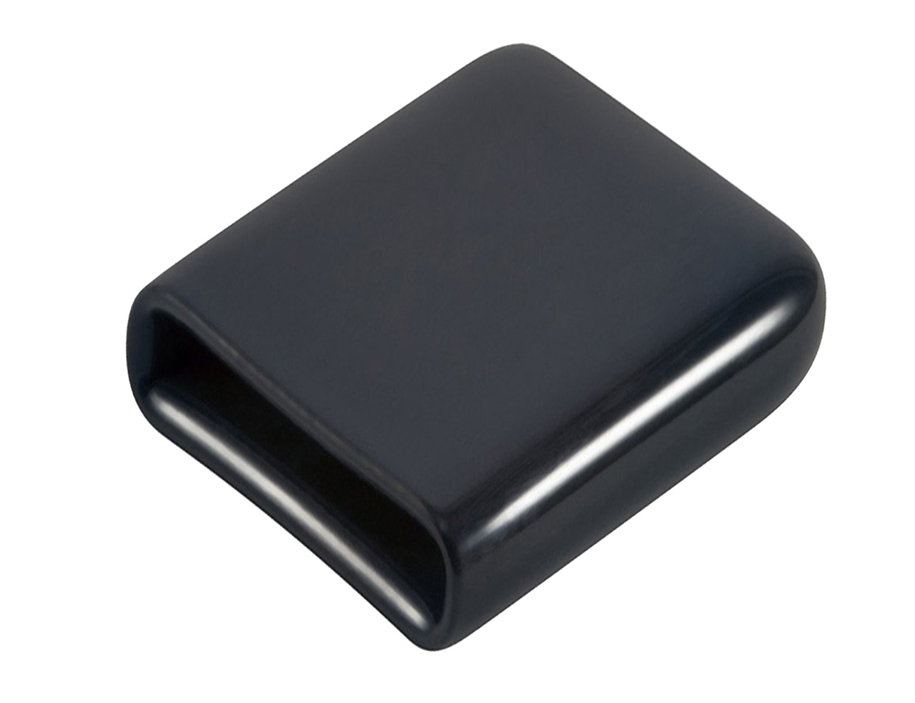 Embouts enveloppants rectangulaires en PVC souple pour acier plat