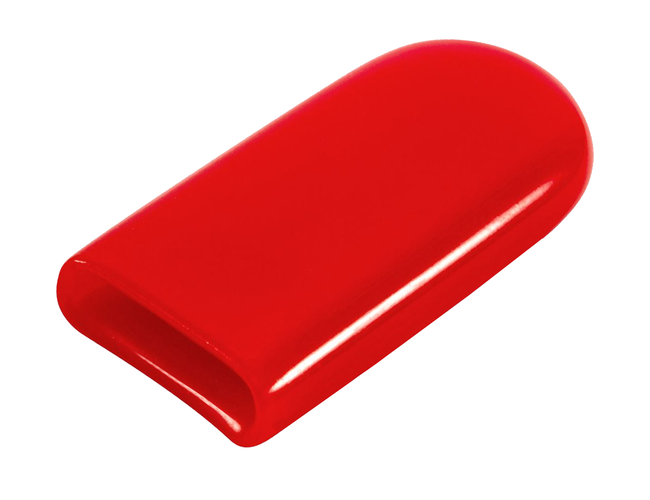 Embouts enveloppants PVC souple - plats en acier et rectangulaires - arrondi