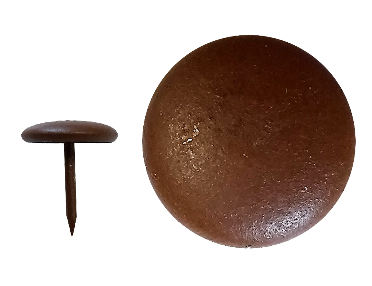 Clou décoratif imitation cuir lisse