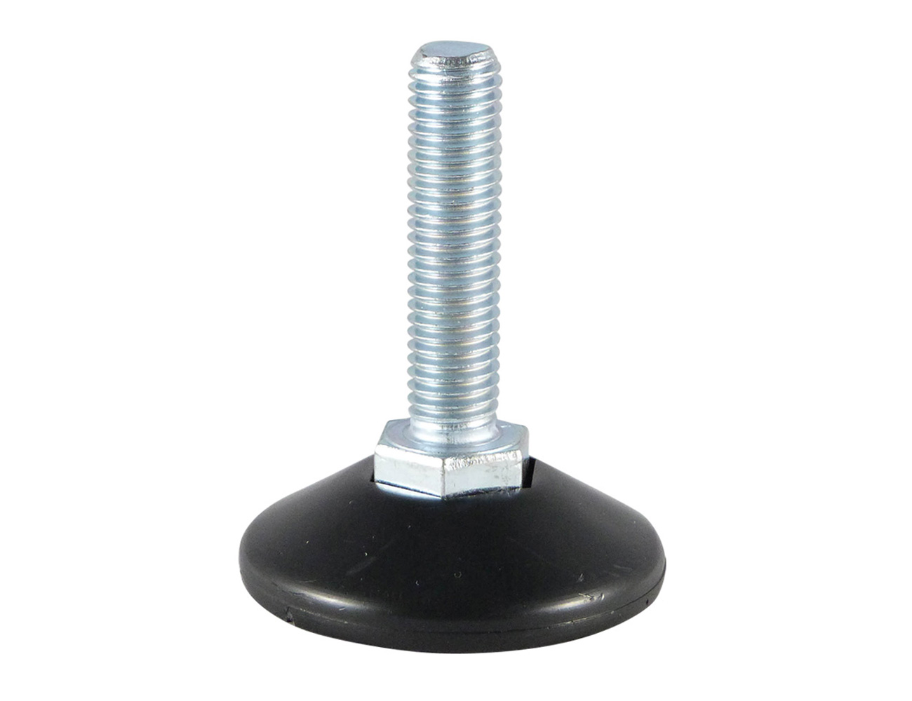 Pied réglable avec embase plastique fixe