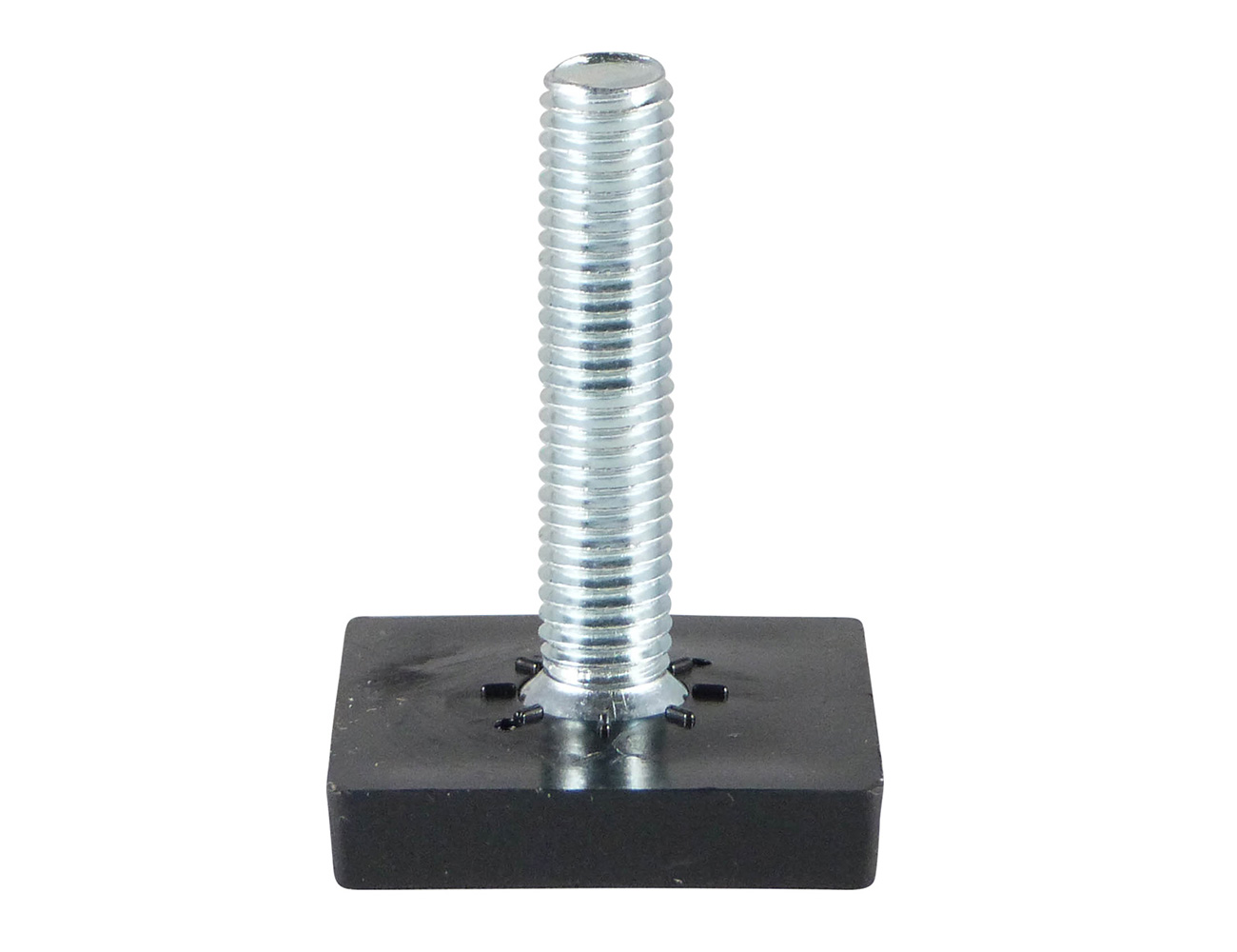 Pied réglable avec embase carrée