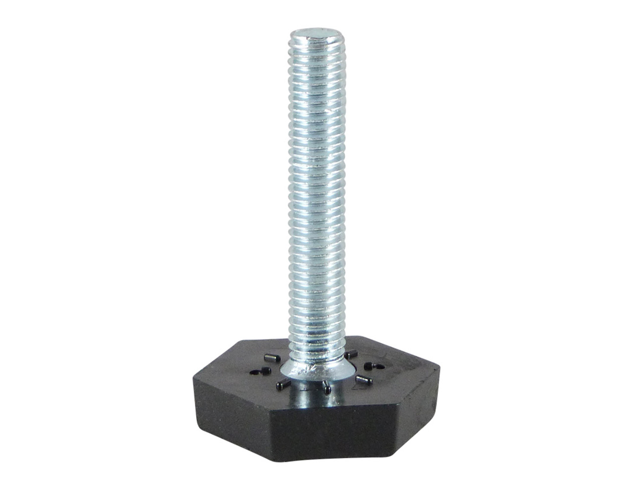 Pied réglable avec embase hexagonale