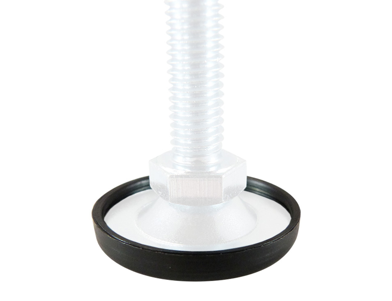 Cache de protection pour pieds réglables à embase acier galvanisé