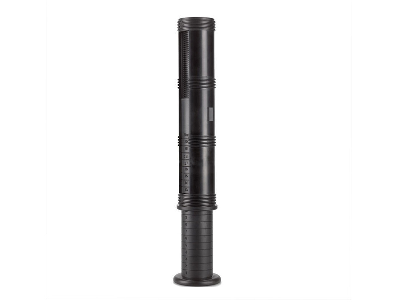 Vérins réglables pour tube rond Ø60mm - base ronde ou hexagonale