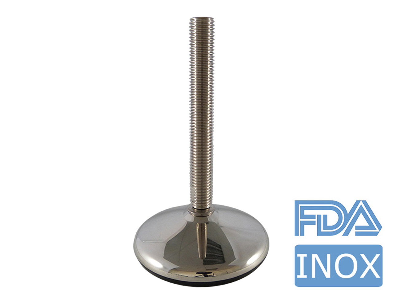 Pied réglable inox - conception hygiènique