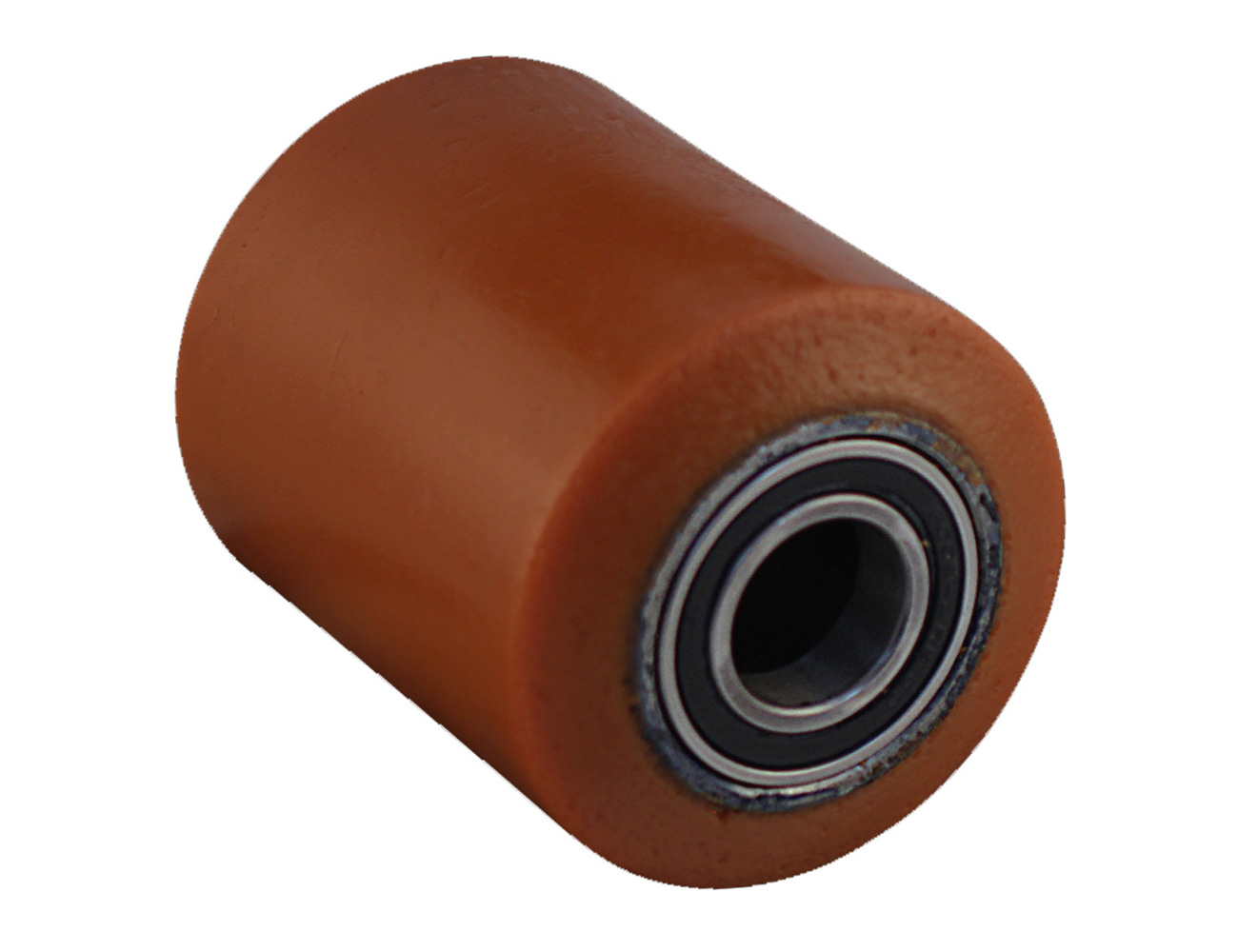 Galet transpalette fonte avec bandage PU