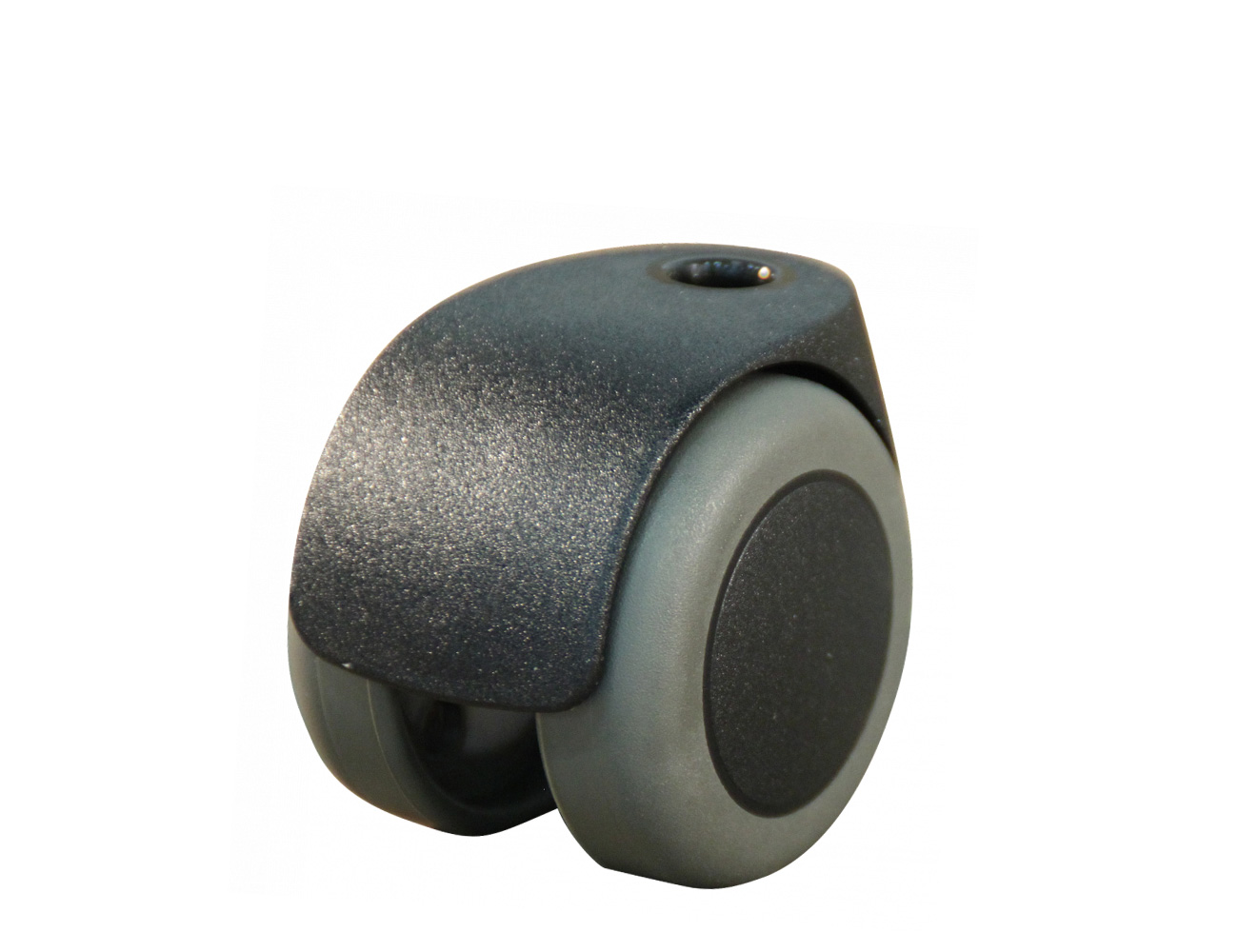Roues de meuble Ø50mm double roue avec bandage polyuréthane