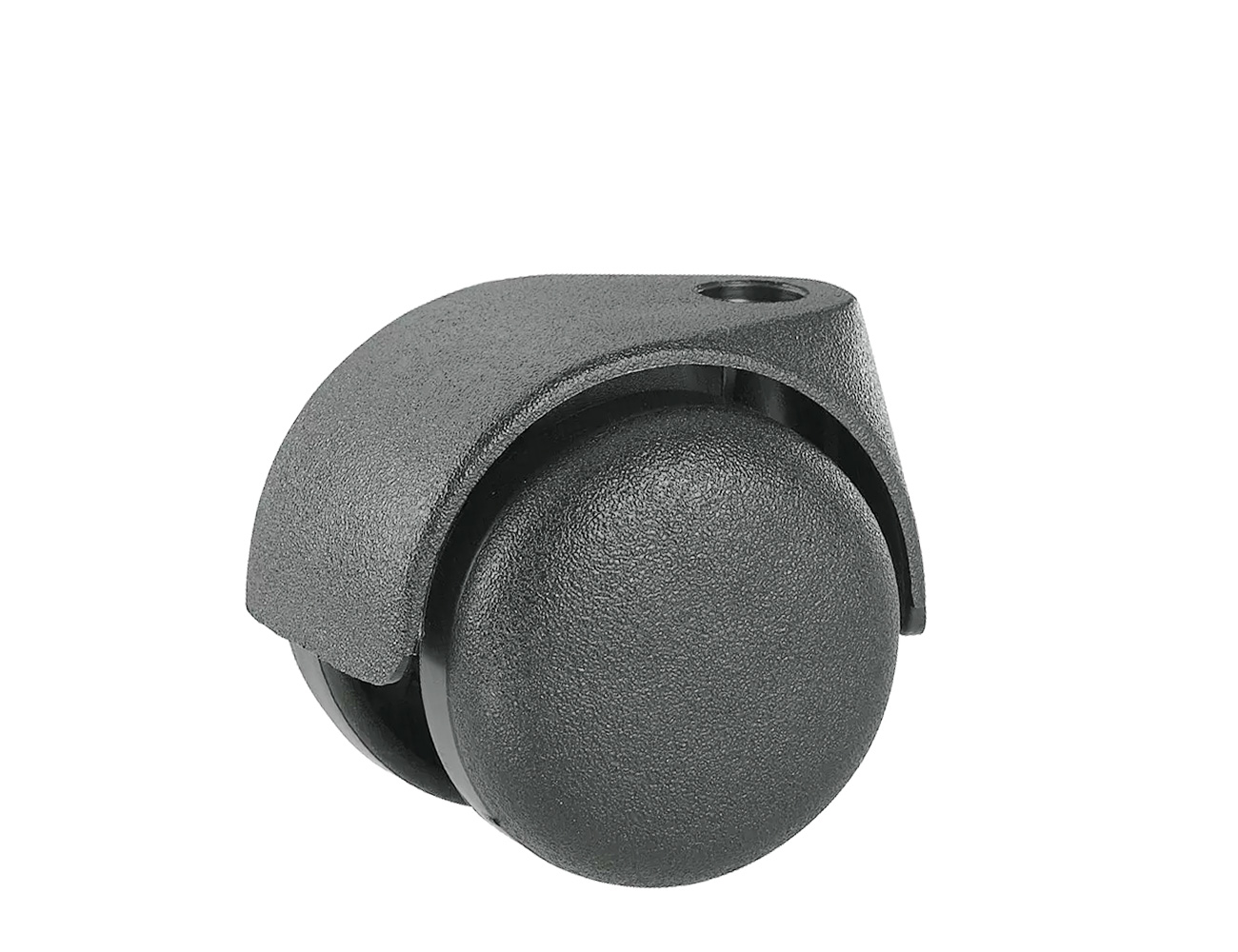 Roues de meuble Ø50mm jumelées en polyamide