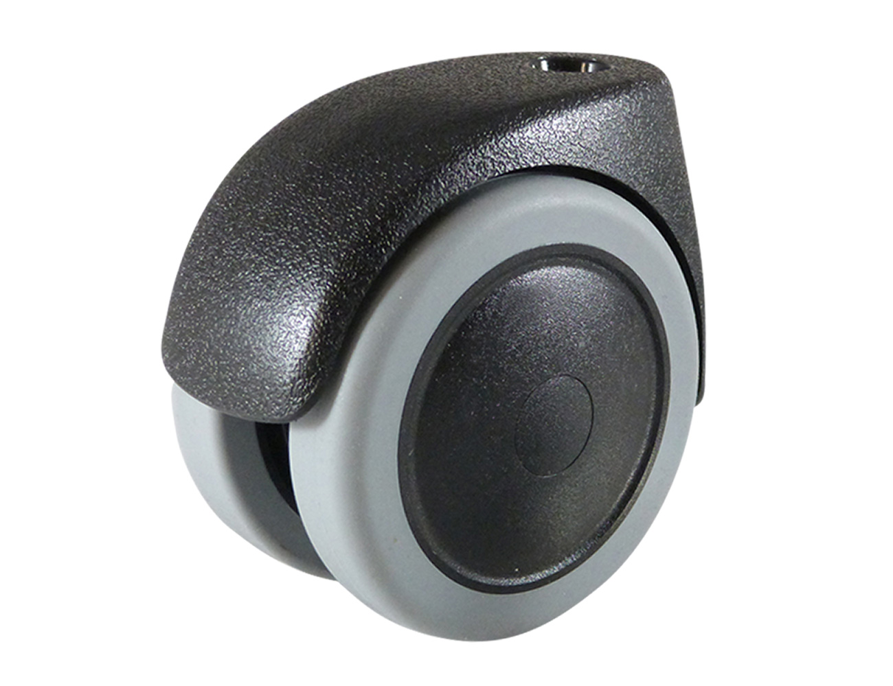Roues de meuble Ø75mm double roue avec bandage polyuréthane