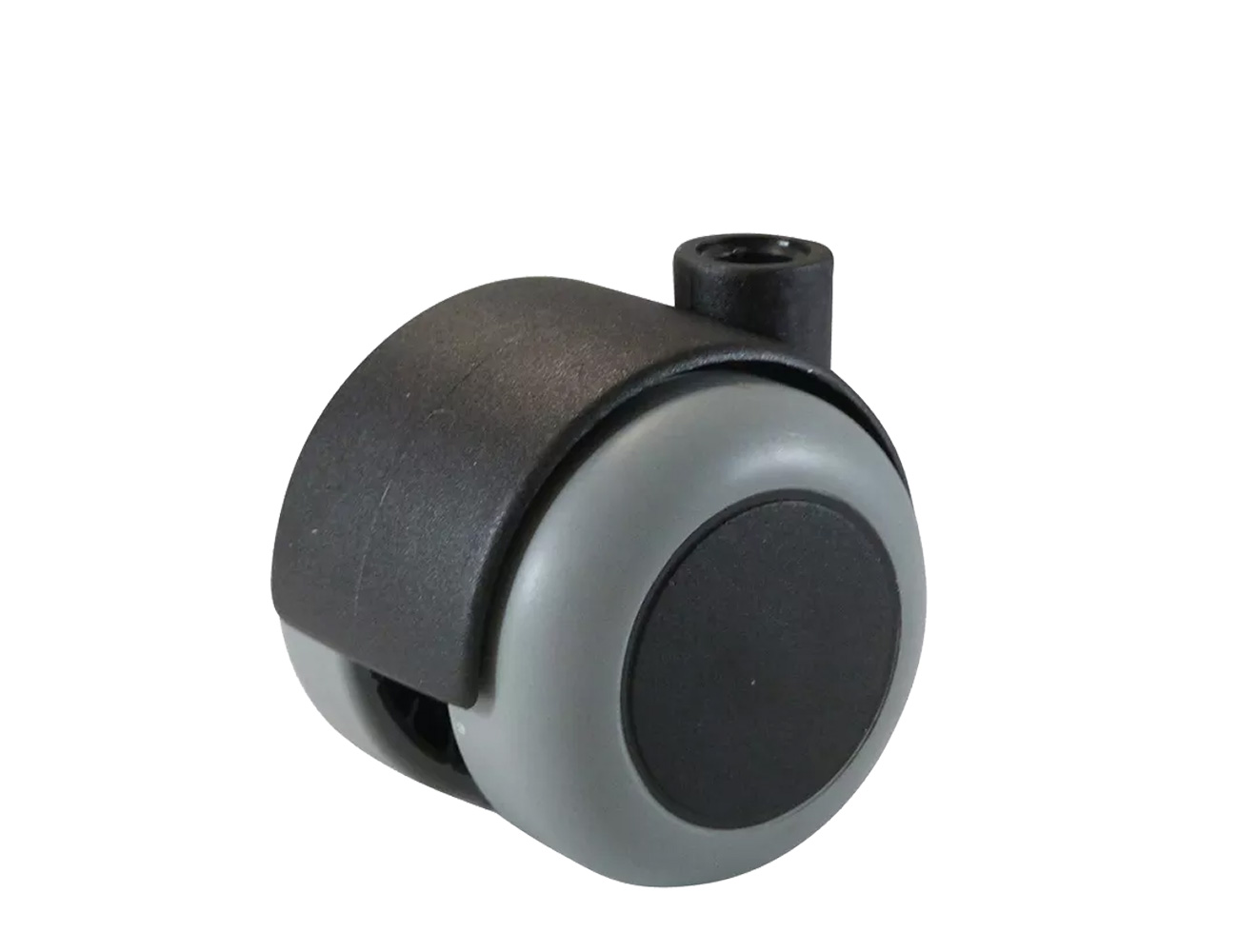 Roues de meuble Ø50mm double roue avec bandage polyuréthane