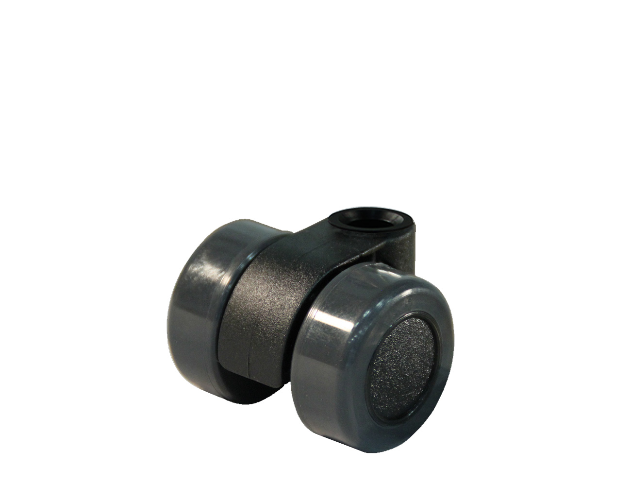 Mini roues de meuble Ø32mm double roue avec bandage polyuréthane