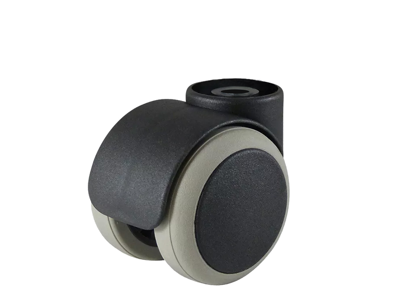 Roues de meuble Ø50mm double roue avec bandage polyuréthane
