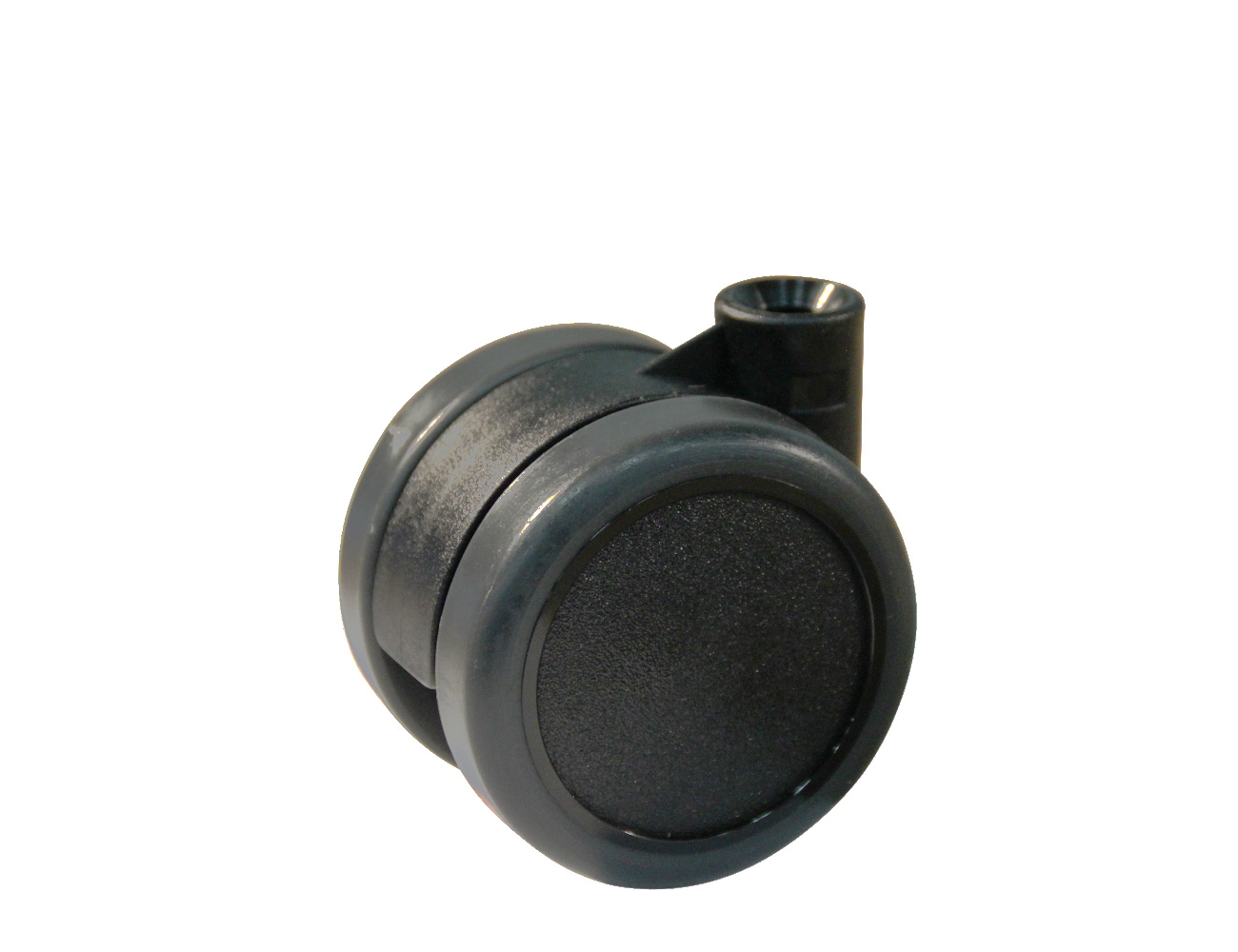Roues de meuble Ø50mm double roue avec bandage polyuréthane