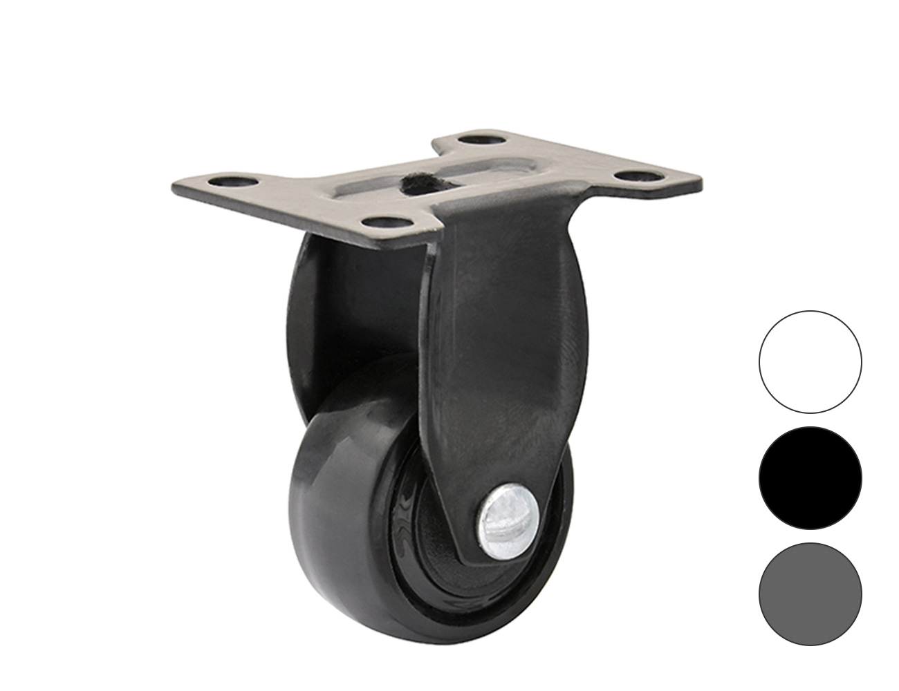 Roue fixe design série 3C - fixation platine