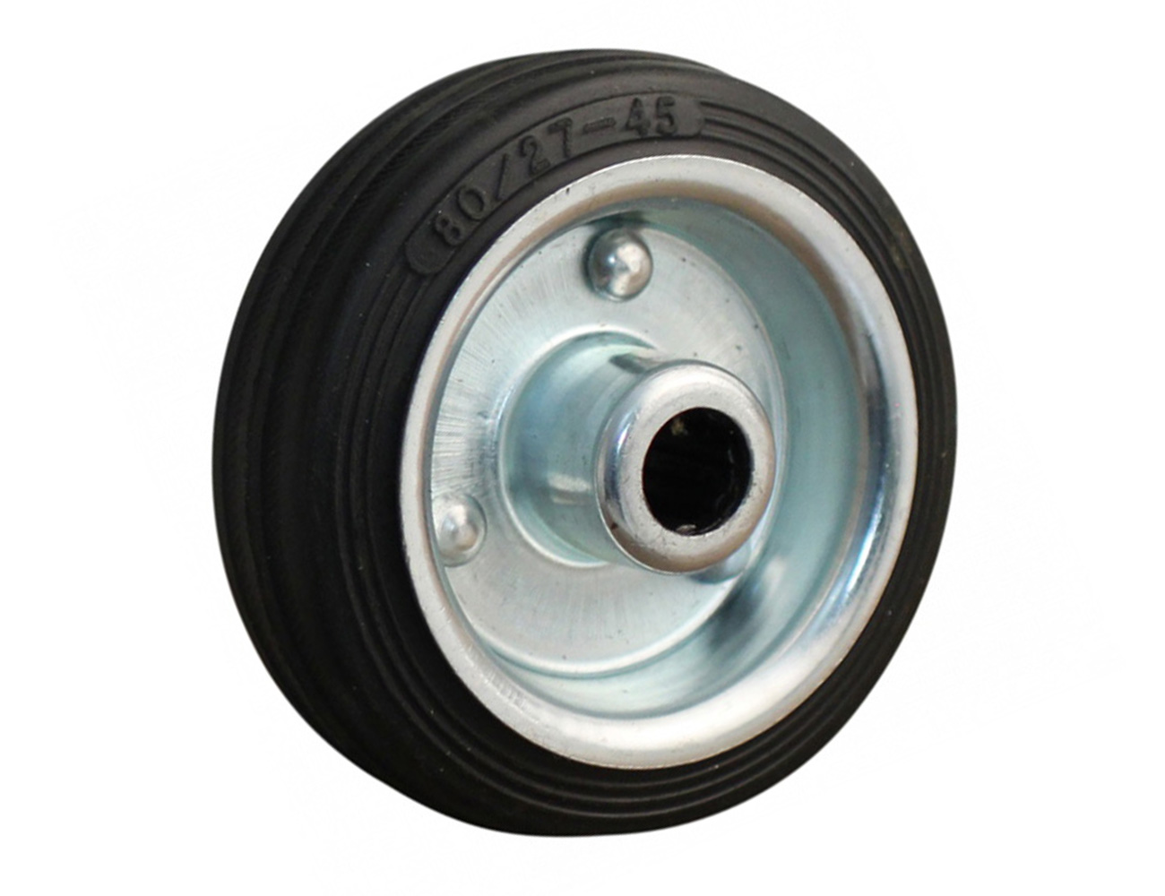 Roues - bandage plein sur jante acier